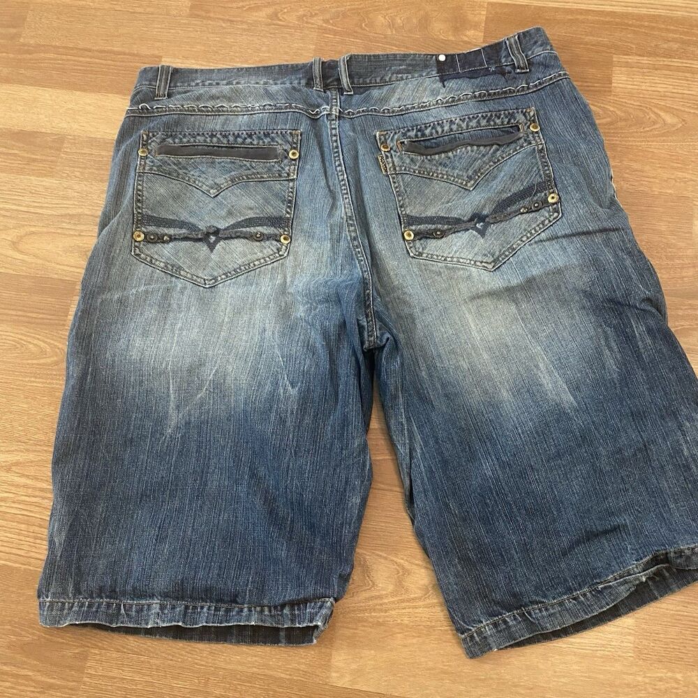 Parish Nation Baggy Jean Denim Shorts Men's 44 Relaxed Fit - Picture 11 of 16